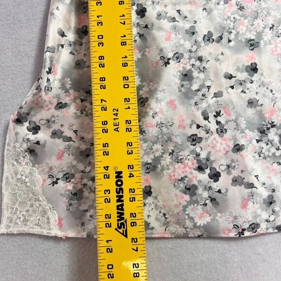 Victorias Secret Slip Dress Women's Size XS Lace Trim Floral Sexy Lingerie Y2K - Picture 3 of 6